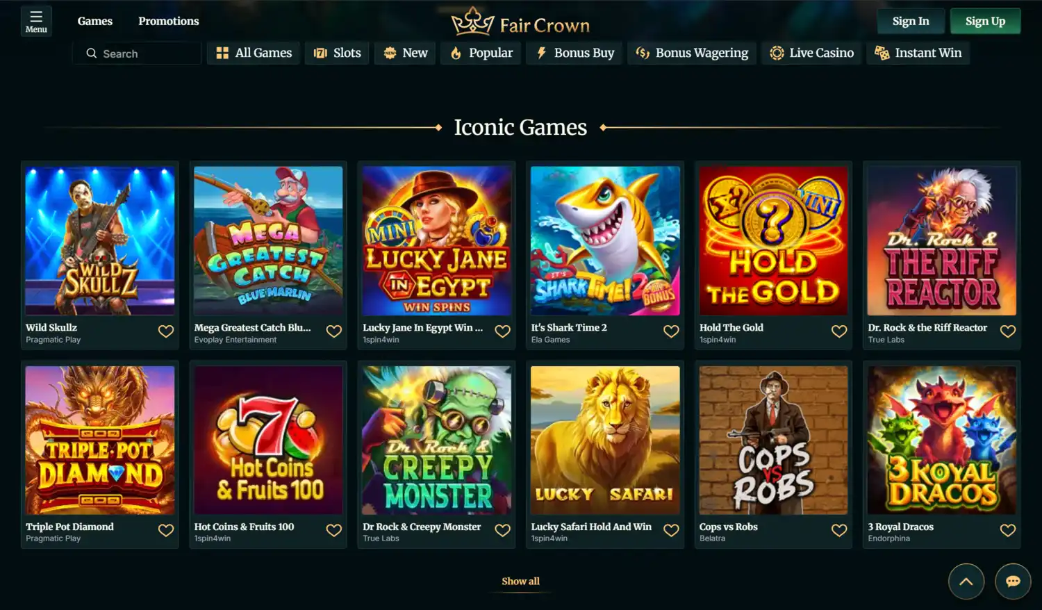 Fair Crown Casino UK